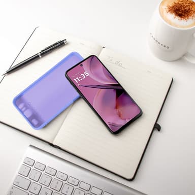 Motorola Moto G55 Suojakuori Kotelo Case (violetti)