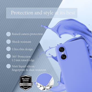Sony Xperia 10 VI Suojakuori Kotelo Case (violetti)