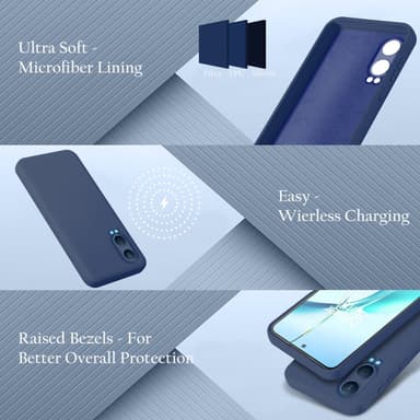 OnePlus Nord CE4 Lite Suojakuori Kotelo Case (sininen)