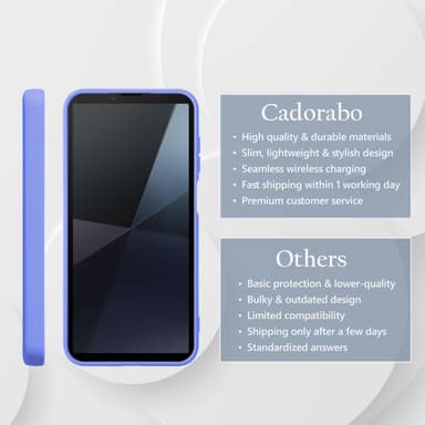 Sony Xperia 10 VI Suojakuori Kotelo Case (violetti)
