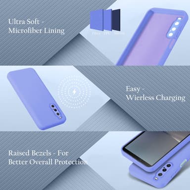 Sony Xperia 10 V Suojakuori Kotelo Case (violetti)