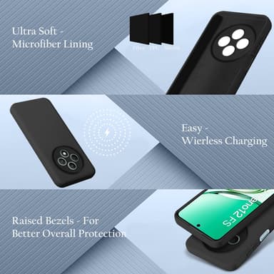 Oppo Reno 12 FS Suojakuori Kotelo Case (musta)