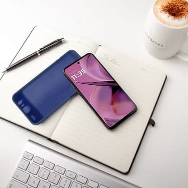 Motorola Moto G55 Suojakuori Kotelo Case (sininen)
