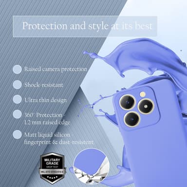 Realme C61 / C63 Suojakuori Kotelo Case (violetti)