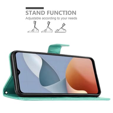 ZTE Blade A54 Suojakuori Lompakkokotelo Kukka