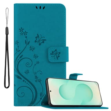 Samsung Galaxy S25 Plus Suojakuori Lompakkokotelo Kukka