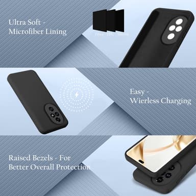 Honor 200 Pro Suojakuori Kotelo Case (musta)