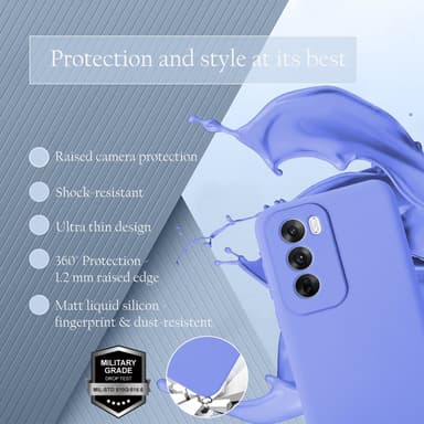 Oppo Reno 12 Suojakuori Kotelo Case (violetti)