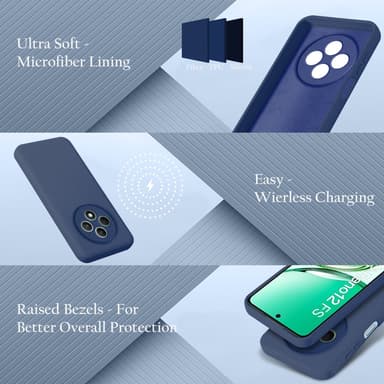 Oppo Reno 12 FS Suojakuori Kotelo Case (sininen)