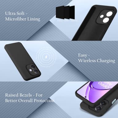 Oppo A40 Suojakuori Kotelo Case (musta)