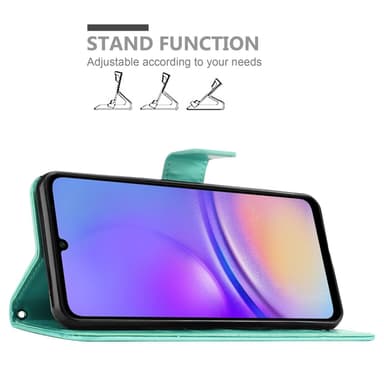 Samsung Galaxy A06 Suojakuori Lompakkokotelo Kukka