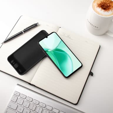 ZTE Blade A35 / A55 Suojakuori Kotelo Case (musta)