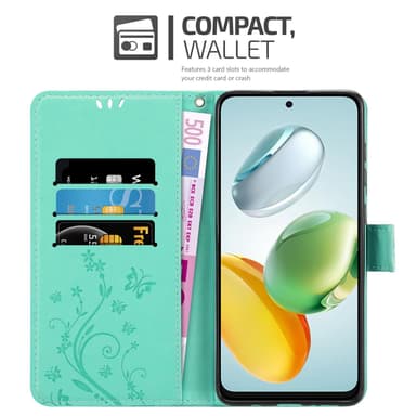 Honor 200 Smart Suojakuori Lompakkokotelo Kukka