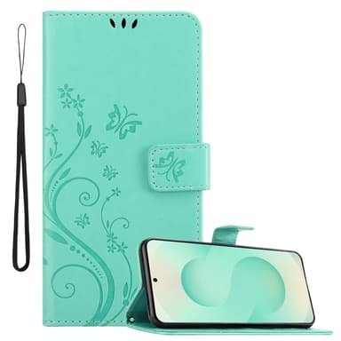 Samsung Galaxy S25 Plus Suojakuori Lompakkokotelo Kukka