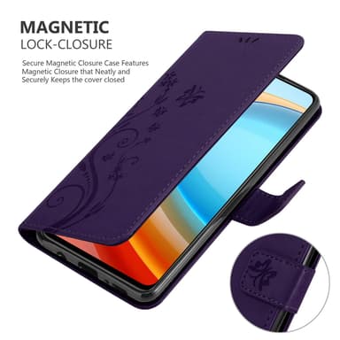 ZTE Blade A75 5G Suojakuori Lompakkokotelo Kukka