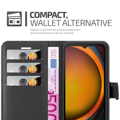 Samsung XCover 7 Suojakuori Lompakkokotelo (Musta)
