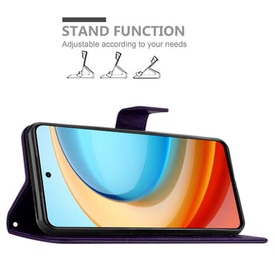 ZTE Blade A75 5G Suojakuori Lompakkokotelo Kukka