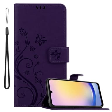 Samsung Galaxy A26 Suojakuori Lompakkokotelo Kukka