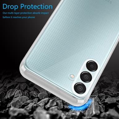 Samsung Galaxy M15 Suojakuori Kotelo Case (Läpinäkyvä)