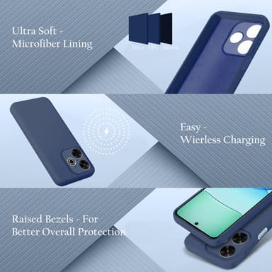 Xiaomi RedMi 13 4G Suojakuori Kotelo Case (sininen)