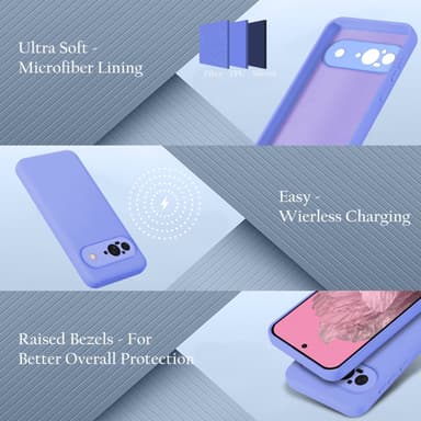 Google Pixel 9 Suojakuori Kotelo Case (violetti)