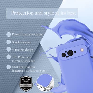 Google Pixel 9 Suojakuori Kotelo Case (violetti)