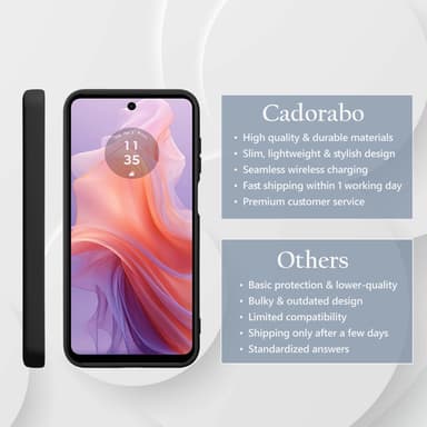 Motorola Moto E14 Suojakuori Kotelo Case (musta)