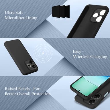 Xiaomi RedMi 13 4G Suojakuori Kotelo Case (musta)