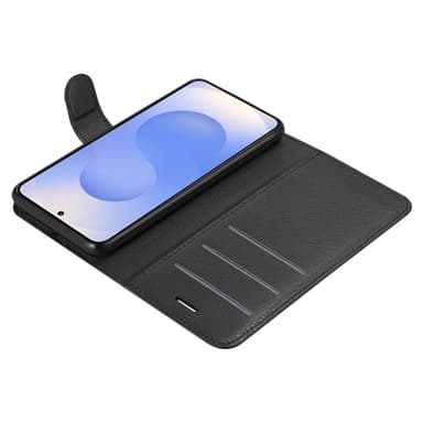 Samsung Galaxy S25 Suojakuori Lompakkokotelo (Musta)