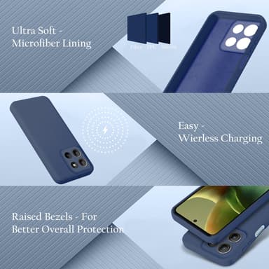 Motorola Moto G15 Suojakuori Kotelo Case (sininen)