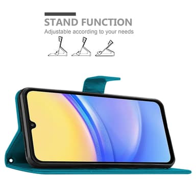 Samsung Galaxy A16 Suojakuori Lompakkokotelo Kukka