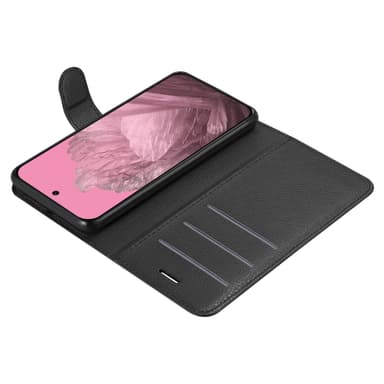 Google Pixel 9 Suojakuori Lompakkokotelo (Musta)
