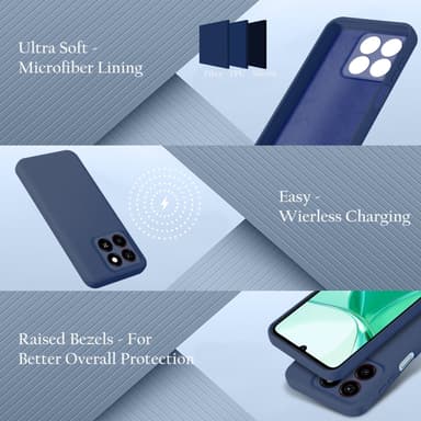 ZTE Blade A35 / A55 Suojakuori Kotelo Case (sininen)