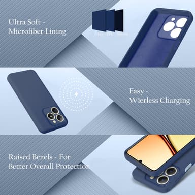 Realme C61 / C63 Suojakuori Kotelo Case (sininen)