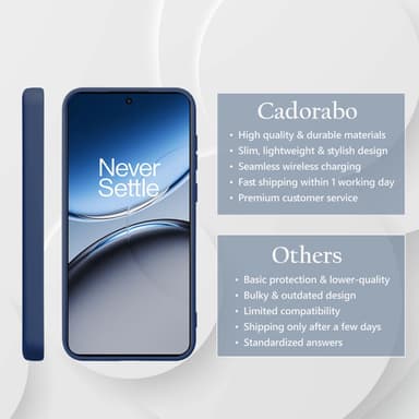 OnePlus Nord 4 Suojakuori Kotelo Case (sininen)