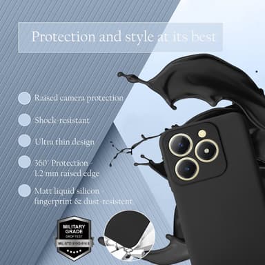 Realme C61 / C63 Suojakuori Kotelo Case (musta)