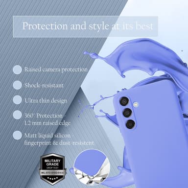 Samsung Galaxy M15 Suojakuori Kotelo Case (violetti)