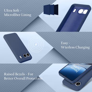 OnePlus Nord 4 Suojakuori Kotelo Case (sininen)