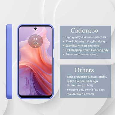Motorola Moto E14 Suojakuori Kotelo Case (violetti)