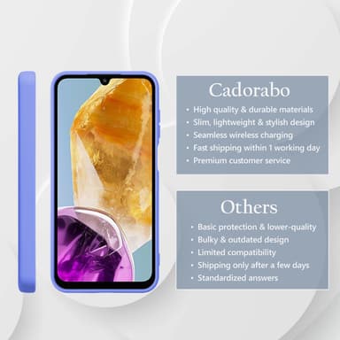 Samsung Galaxy M15 Suojakuori Kotelo Case (violetti)