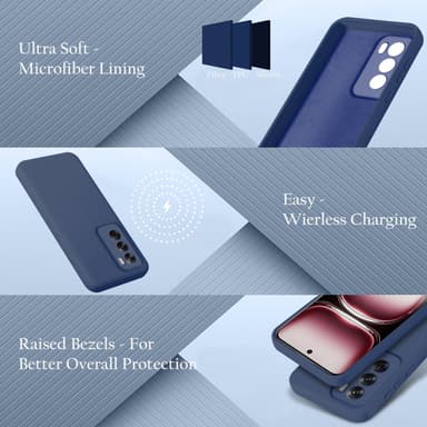 Oppo Reno 12 Pro Suojakuori Kotelo Case (sininen)
