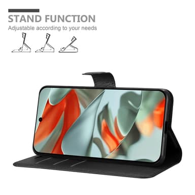 Google Pixel 9 PRO XL Suojakuori Lompakkokotelo (Musta)