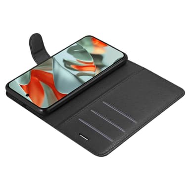 Google Pixel 9 PRO XL Suojakuori Lompakkokotelo (Musta)