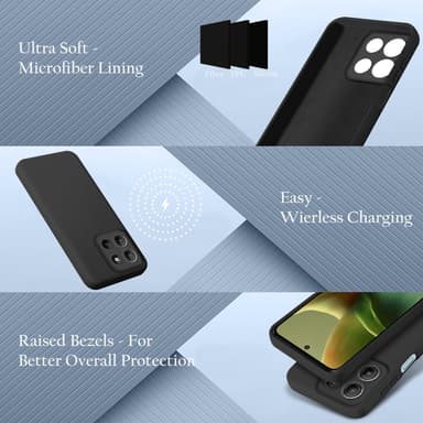 Motorola Moto G15 Suojakuori Kotelo Case (musta)