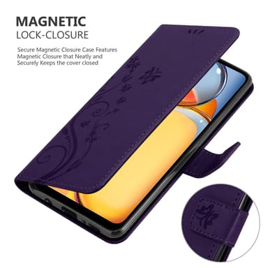 Xiaomi Redmi 13C Suojakuori Lompakkokotelo Kukka
