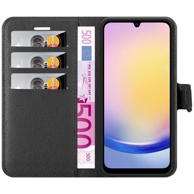 Samsung Galaxy A26 Suojakuori Lompakkokotelo (Musta)
