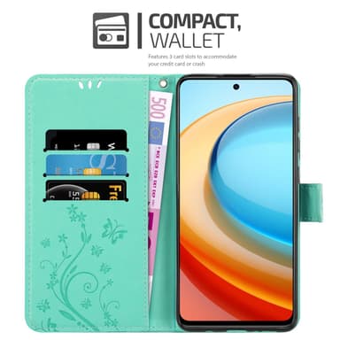 ZTE Blade A75 5G Suojakuori Lompakkokotelo Kukka