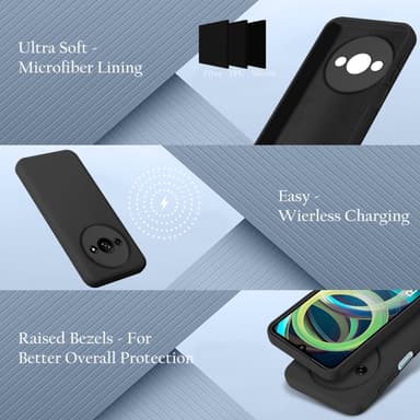Xiaomi RedMi A3 / A3X Suojakuori Kotelo Case (musta)