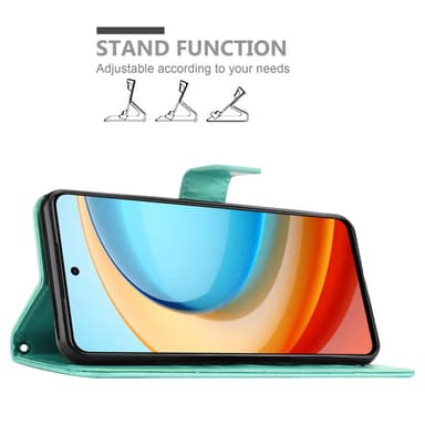 ZTE Blade A75 5G Suojakuori Lompakkokotelo Kukka