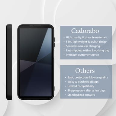 Sony Xperia 10 VI Suojakuori Kotelo Case (musta)